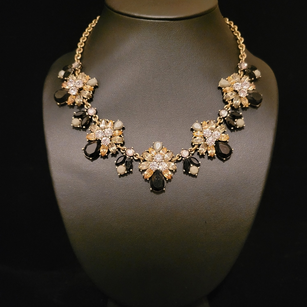 Estate Rhinestone & Lucite Necklace